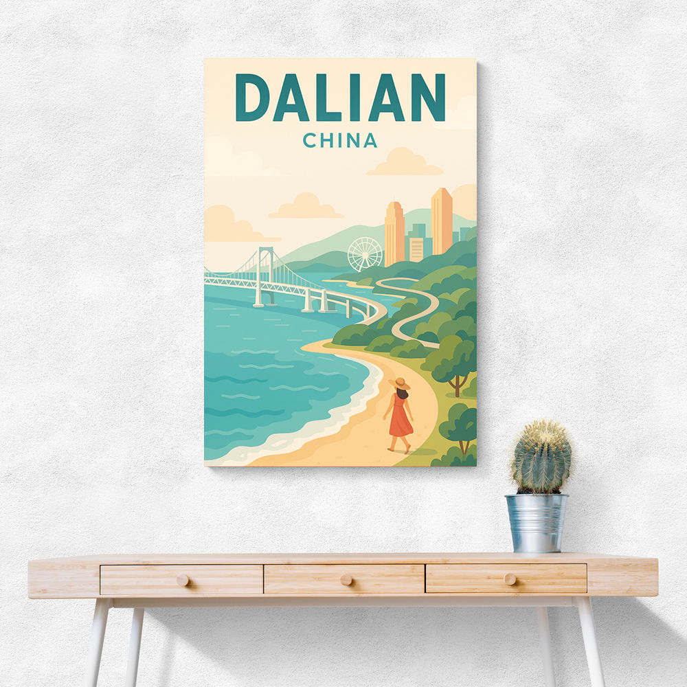 Dalian China Travel Poster 1 Dalian China Travel Poster 1