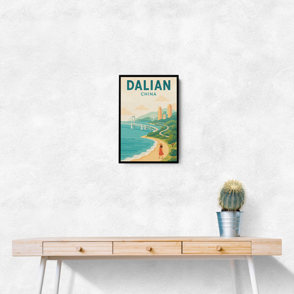 Dalian China Travel Poster 1 Dalian China Travel Poster 1