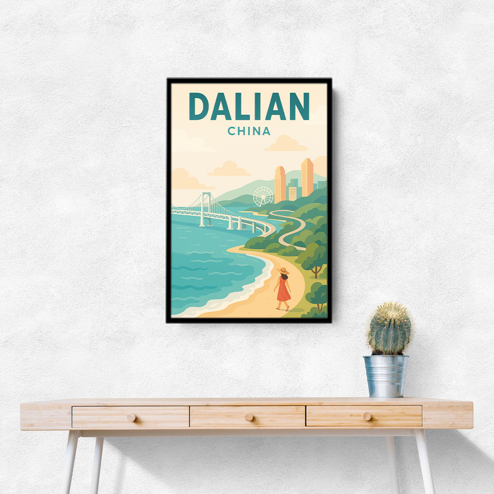 Dalian China Travel Poster 1 Dalian China Travel Poster 1