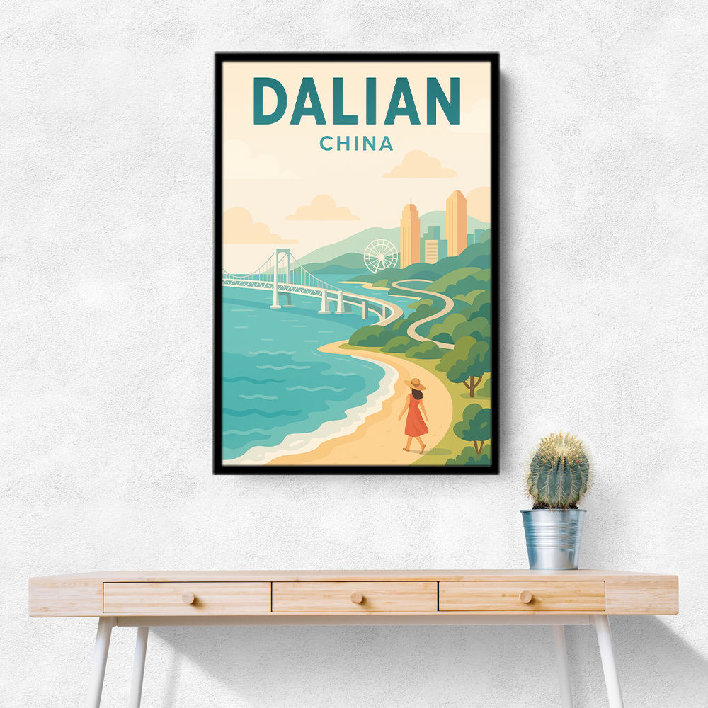 Dalian China Travel Poster 1 Dalian China Travel Poster 1