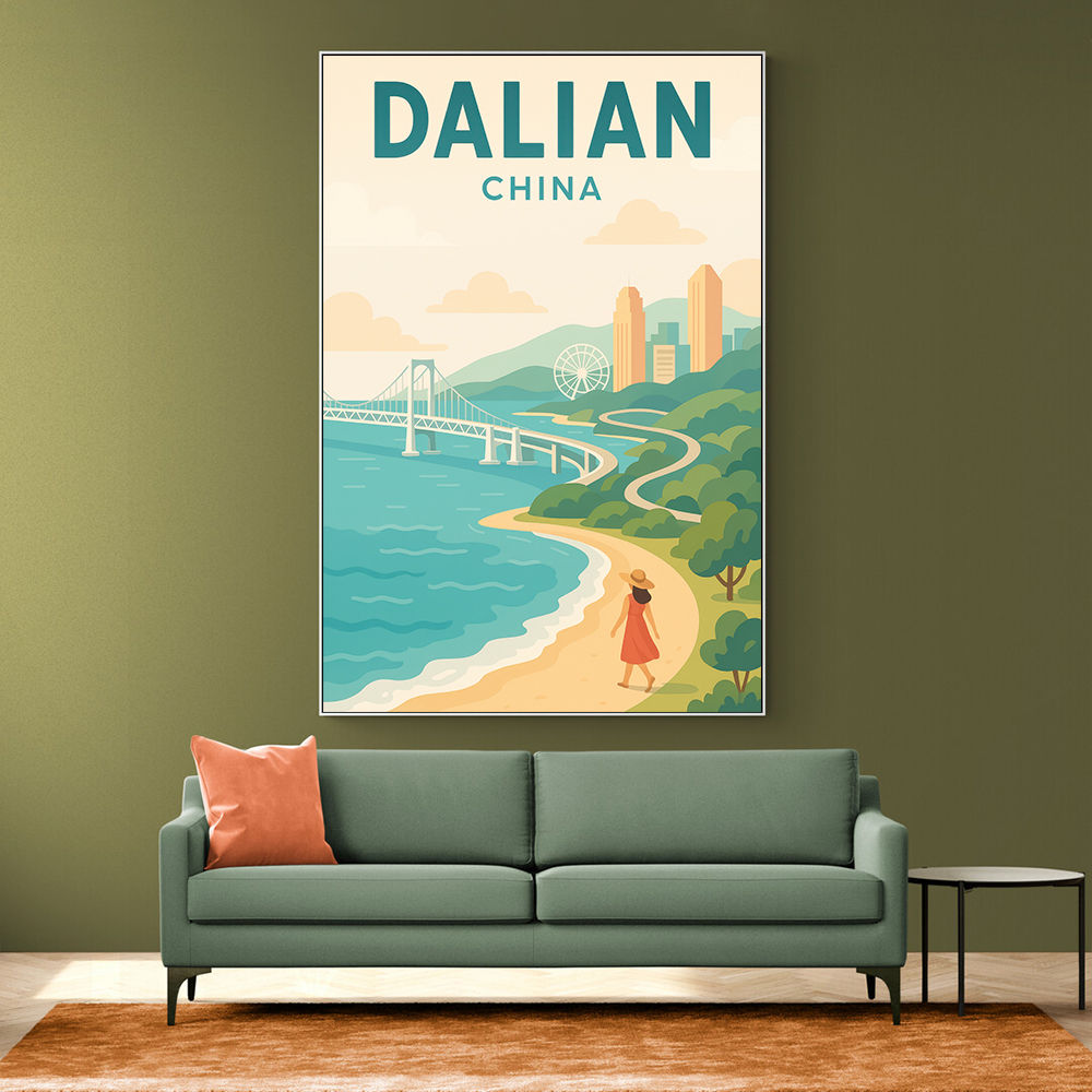 Dalian China Travel Poster 1 Dalian China Travel Poster 1