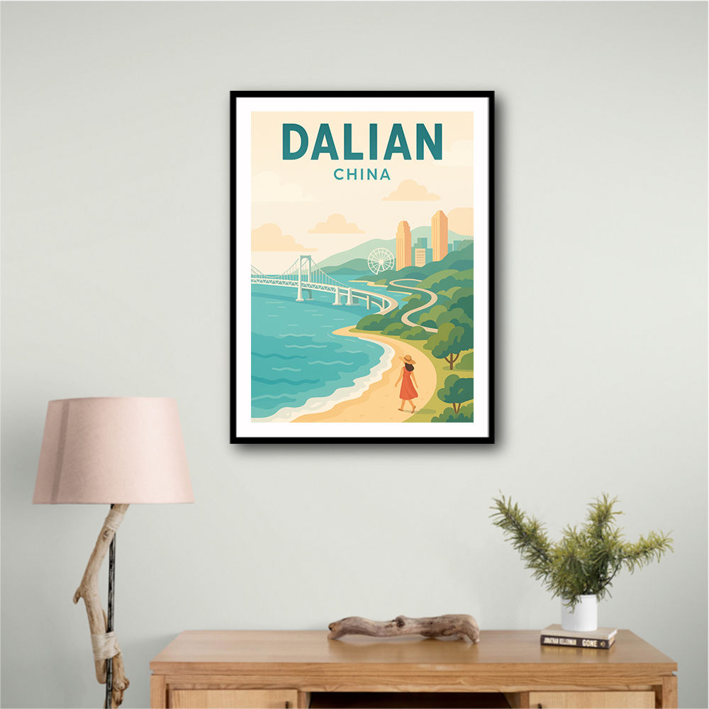 Dalian China Travel Poster 1 Dalian China Travel Poster 1