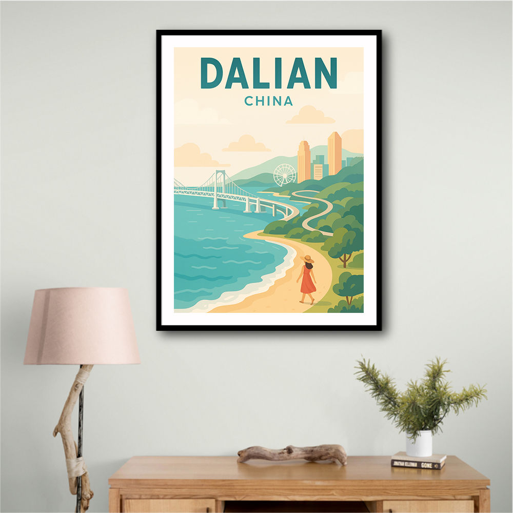 Dalian China Travel Poster 1 Dalian China Travel Poster 1