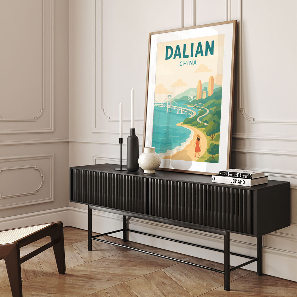 Dalian China Travel Poster 1 Dalian China Travel Poster 1