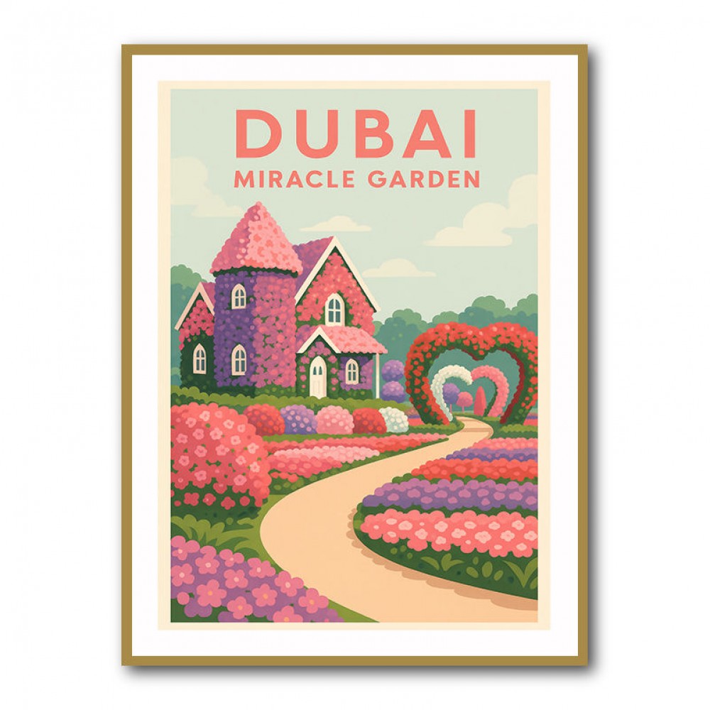 Dubai Miracle Garden Poster 1 Dubai Miracle Garden Poster 1