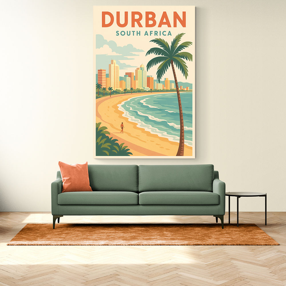 Durban Travel Poster Durban Travel Poster