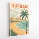 Durban Travel Poster