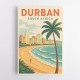 Durban Travel Poster