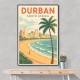 Durban Travel Poster