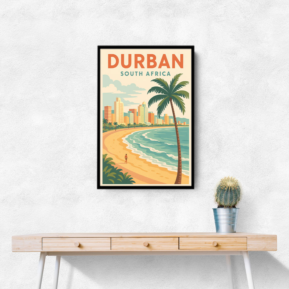 Durban Travel Poster Durban Travel Poster