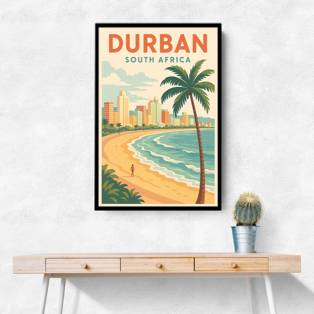 Durban Travel Poster Durban Travel Poster
