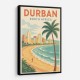 Durban Travel Poster