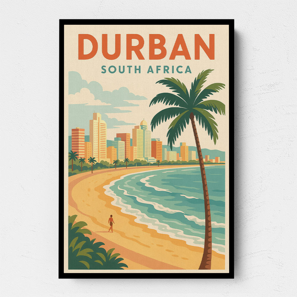 Durban Travel Poster