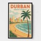 Durban Travel Poster