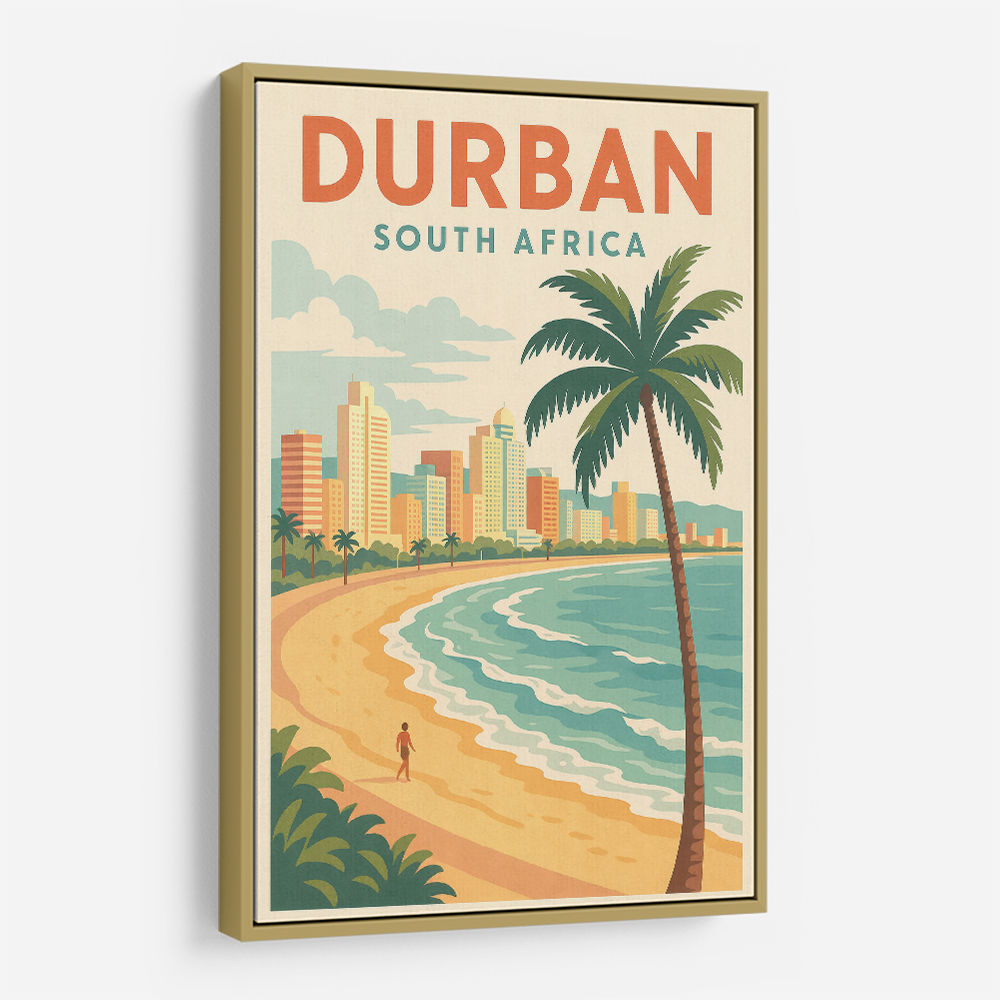 Durban Travel Poster Durban Travel Poster