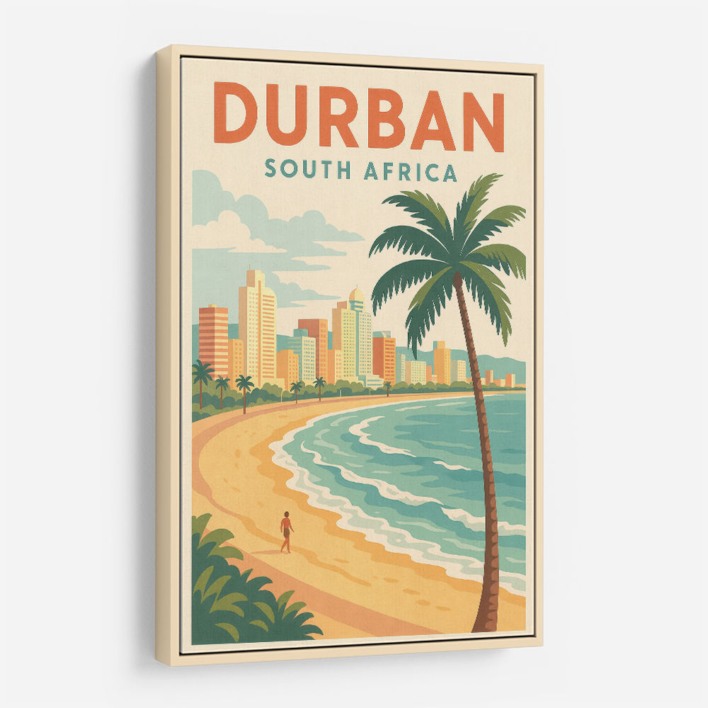 Durban Travel Poster Durban Travel Poster