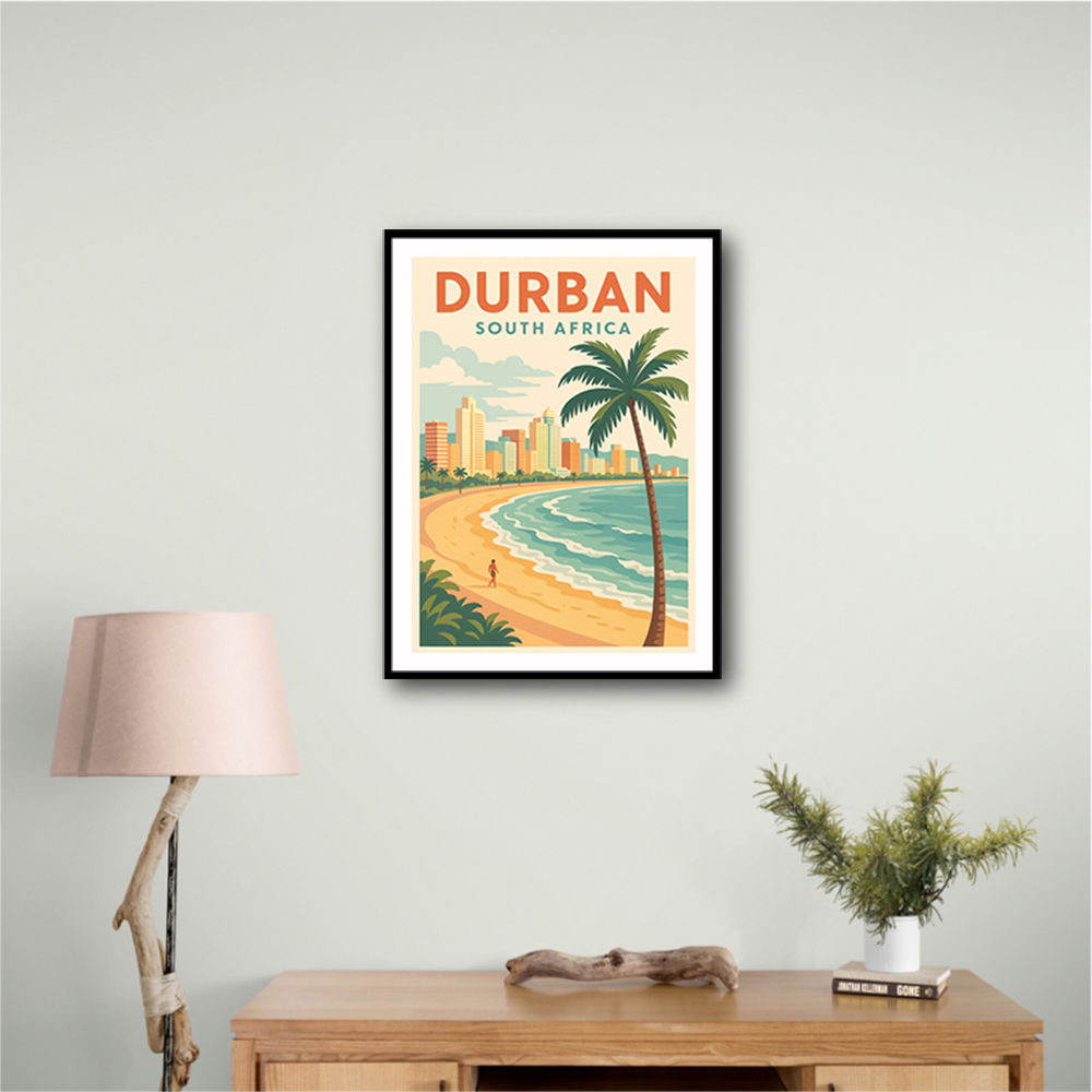 Durban Travel Poster Durban Travel Poster