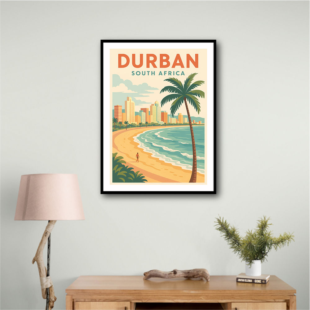 Durban Travel Poster Durban Travel Poster