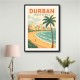 Durban Travel Poster