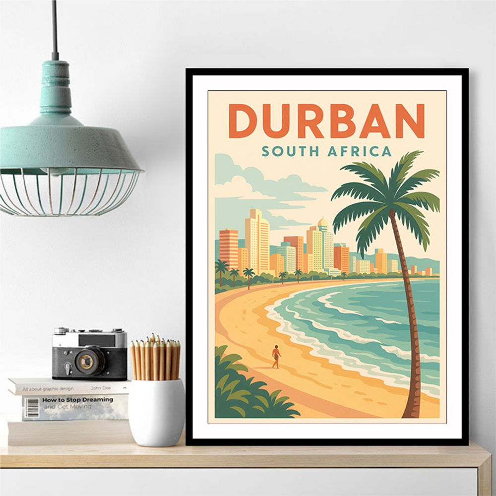 Durban Travel Poster