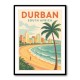 Durban Travel Poster
