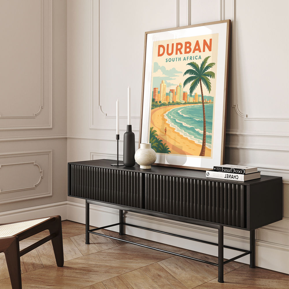 Durban Travel Poster