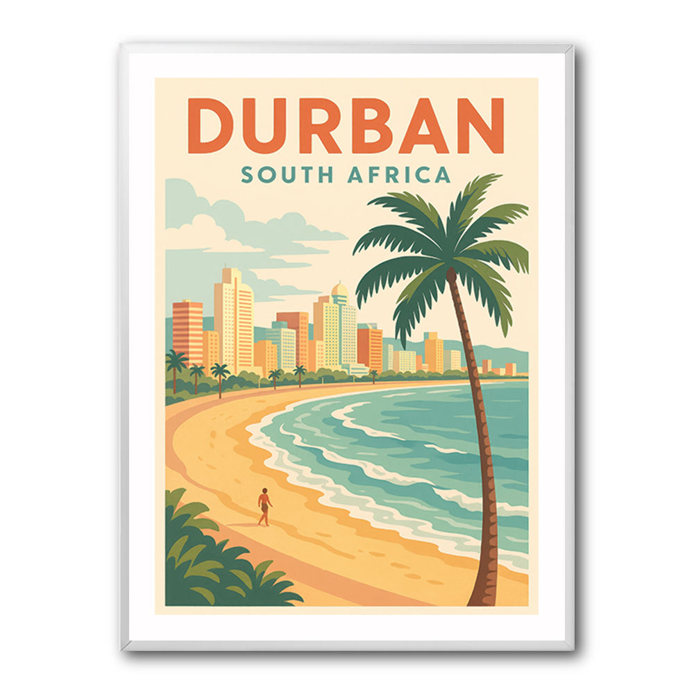 Durban Travel Poster Durban Travel Poster