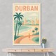 Durban Travel Poster 2 Durban Travel Poster 2