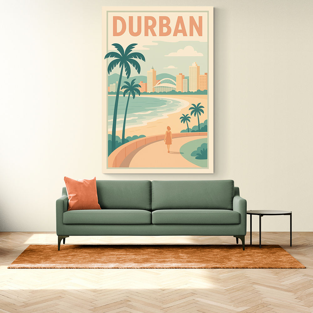 Durban Travel Poster 2 Durban Travel Poster 2