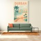 Durban Travel Poster 2 Durban Travel Poster 2