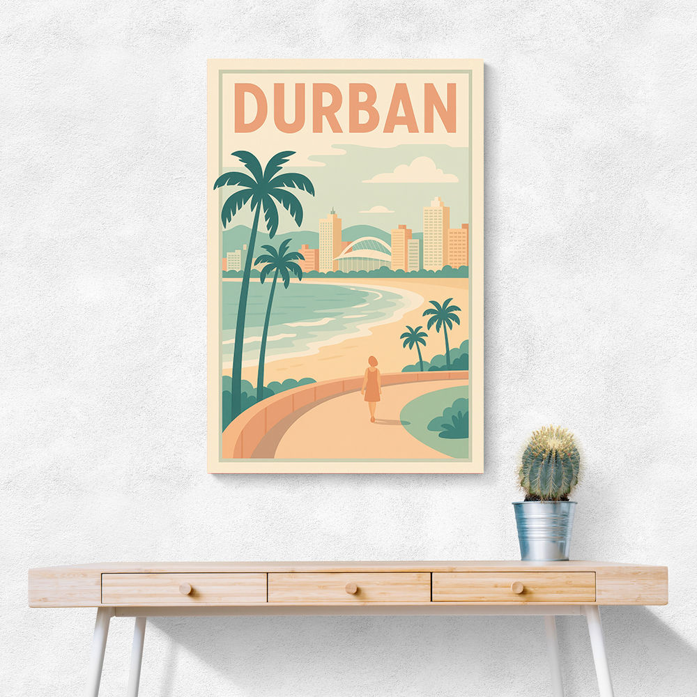 Durban Travel Poster 2 Durban Travel Poster 2