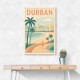 Durban Travel Poster 2 Durban Travel Poster 2