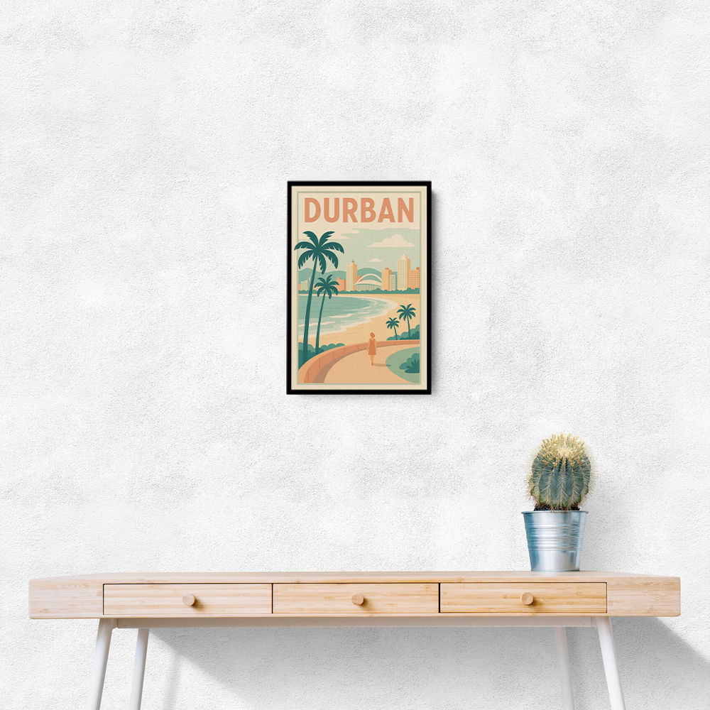 Durban Travel Poster 2 Durban Travel Poster 2
