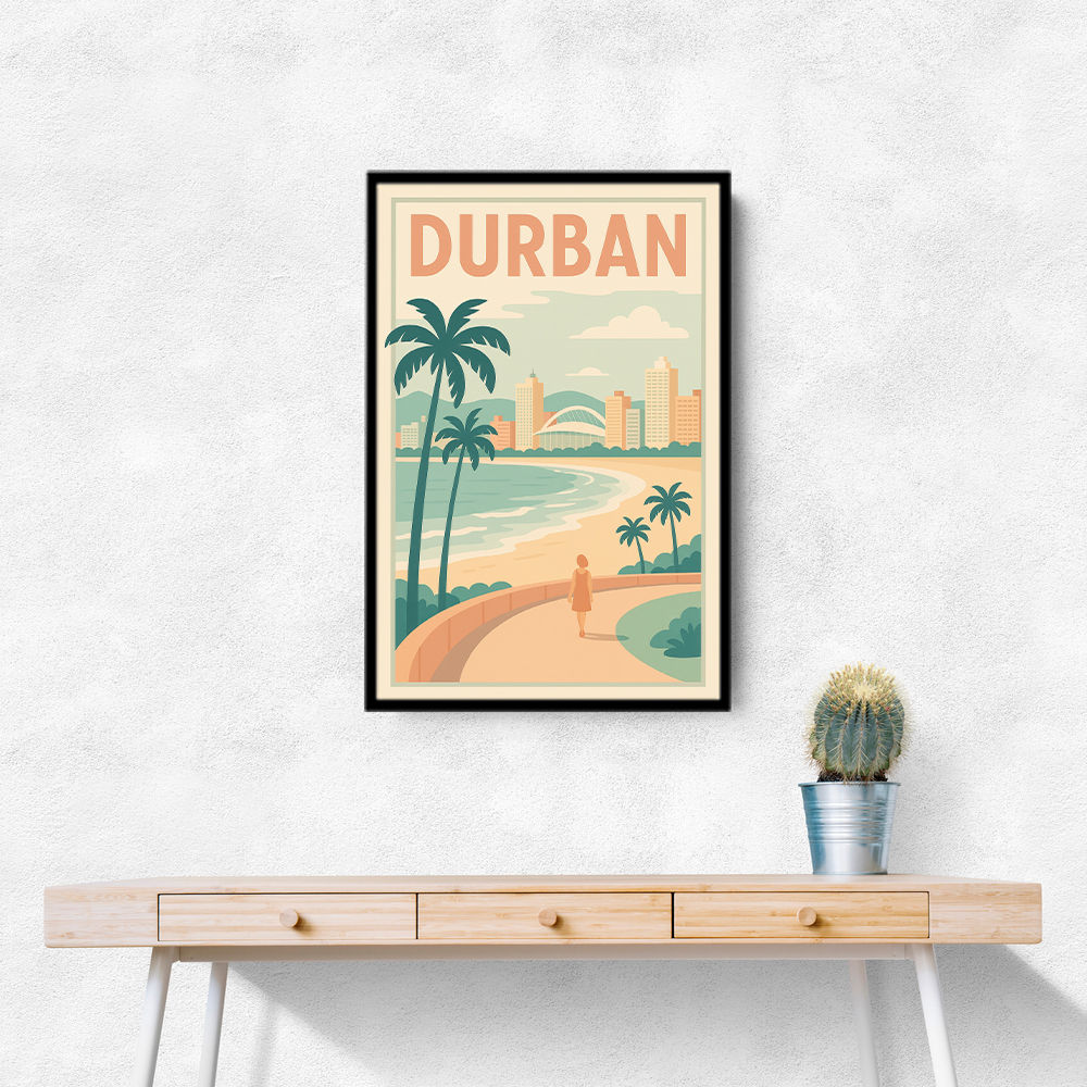 Durban Travel Poster 2 Durban Travel Poster 2