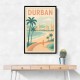 Durban Travel Poster 2 Durban Travel Poster 2