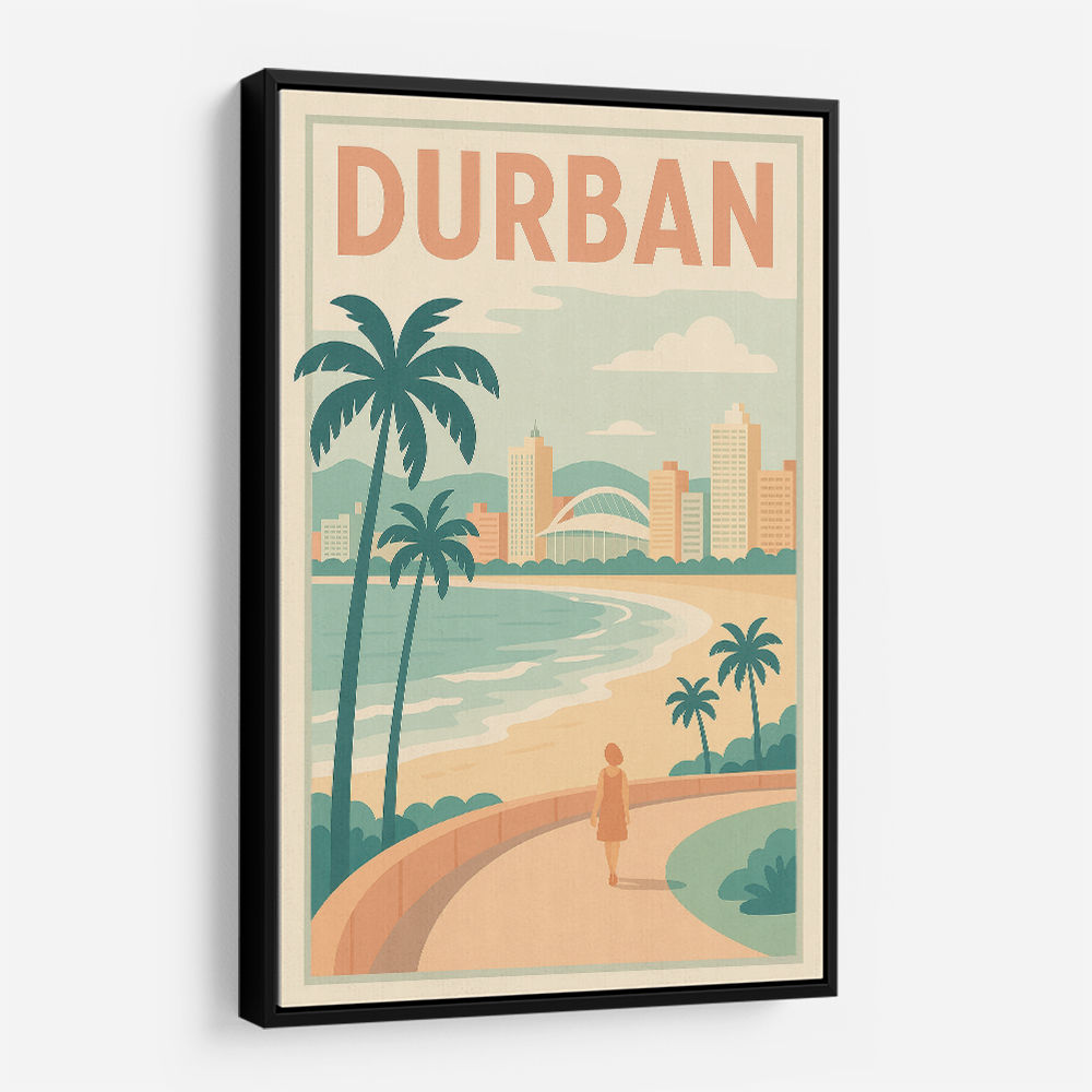 Durban Travel Poster 2 Durban Travel Poster 2