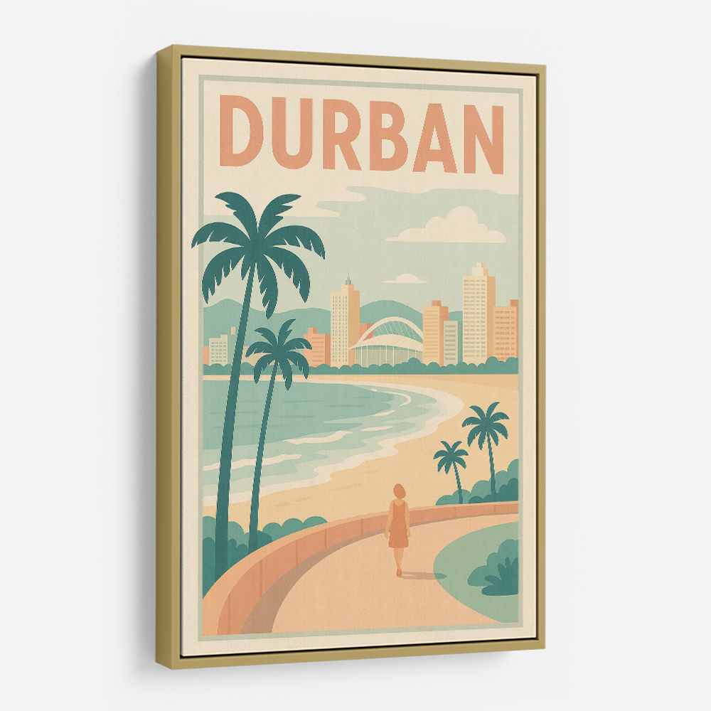 Durban Travel Poster 2 Durban Travel Poster 2
