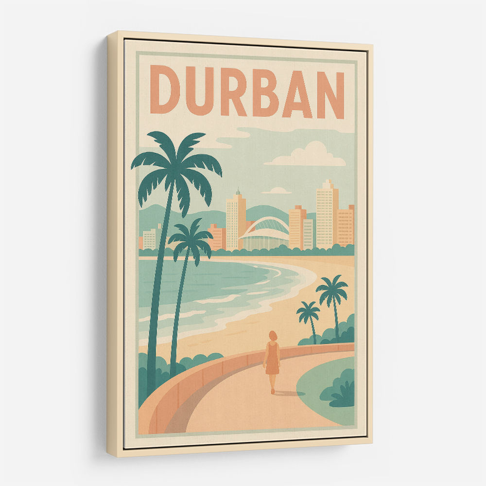 Durban Travel Poster 2 Durban Travel Poster 2