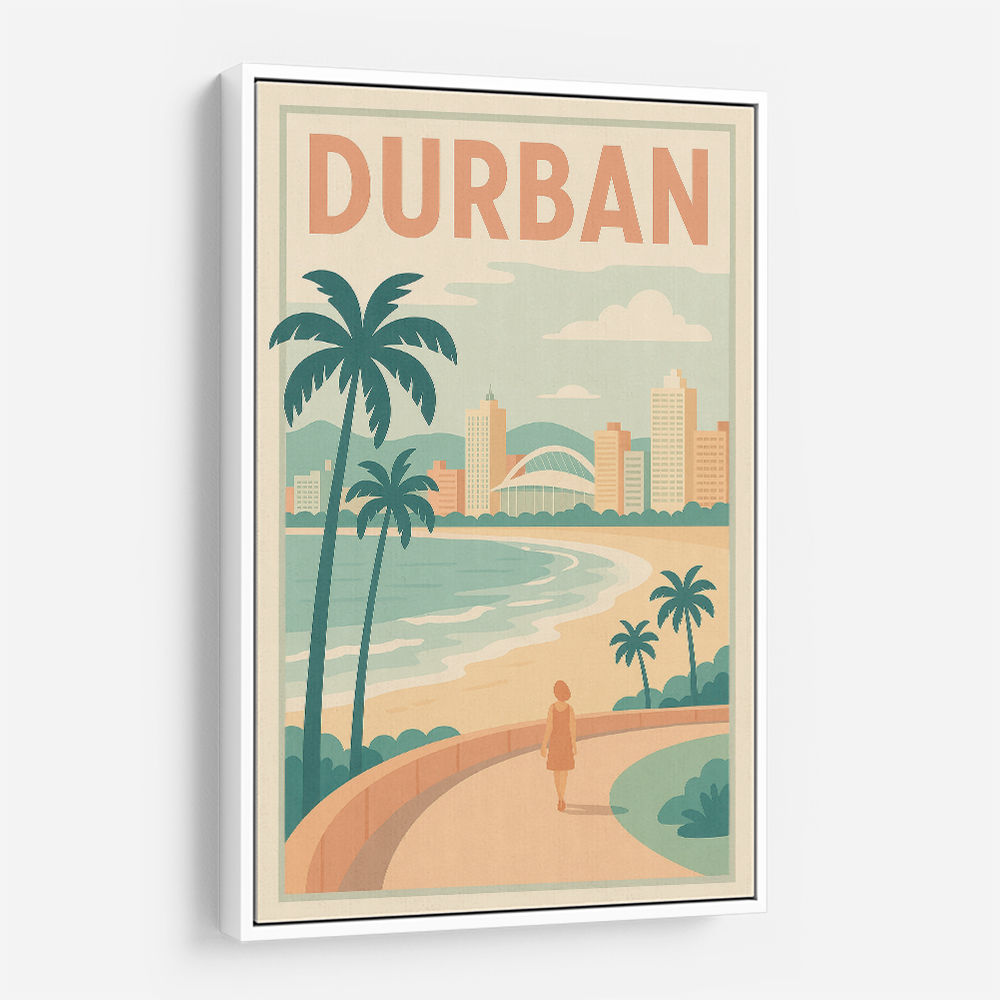 Durban Travel Poster 2 Durban Travel Poster 2