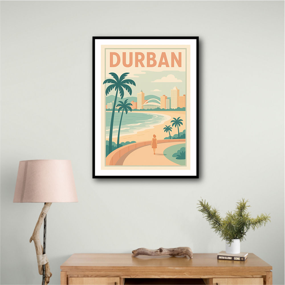 Durban Travel Poster 2 Durban Travel Poster 2