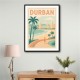 Durban Travel Poster 2 Durban Travel Poster 2