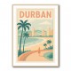 Durban Travel Poster 2 Durban Travel Poster 2