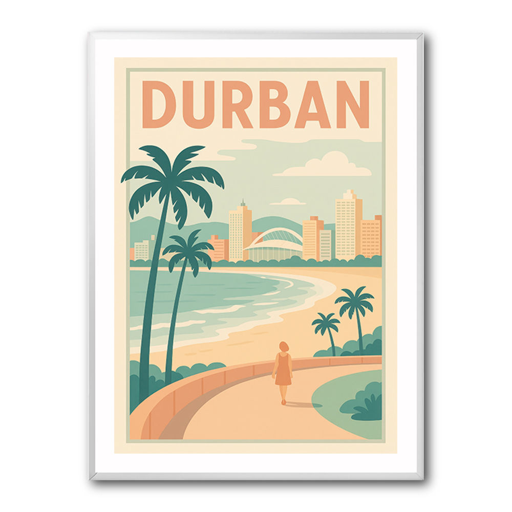 Durban Travel Poster 2 Durban Travel Poster 2