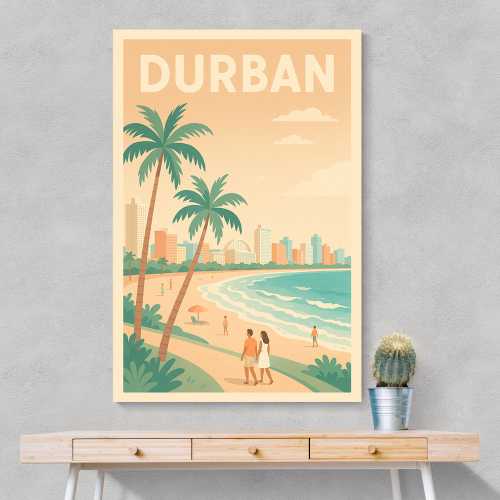Durban Travel Poster 3 Durban Travel Poster 3
