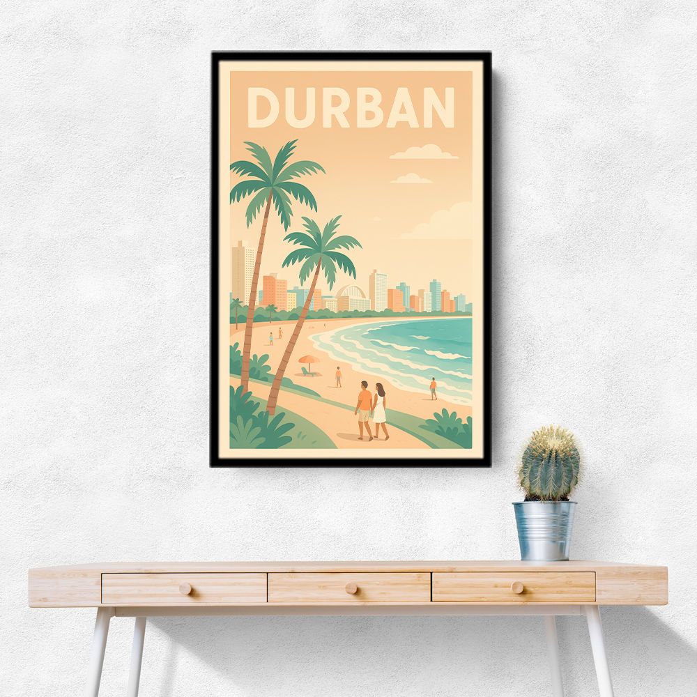 Durban Travel Poster 3 Durban Travel Poster 3