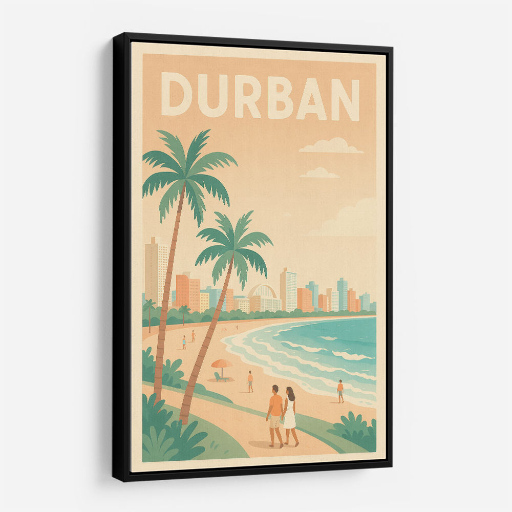 Durban Travel Poster 3 Durban Travel Poster 3