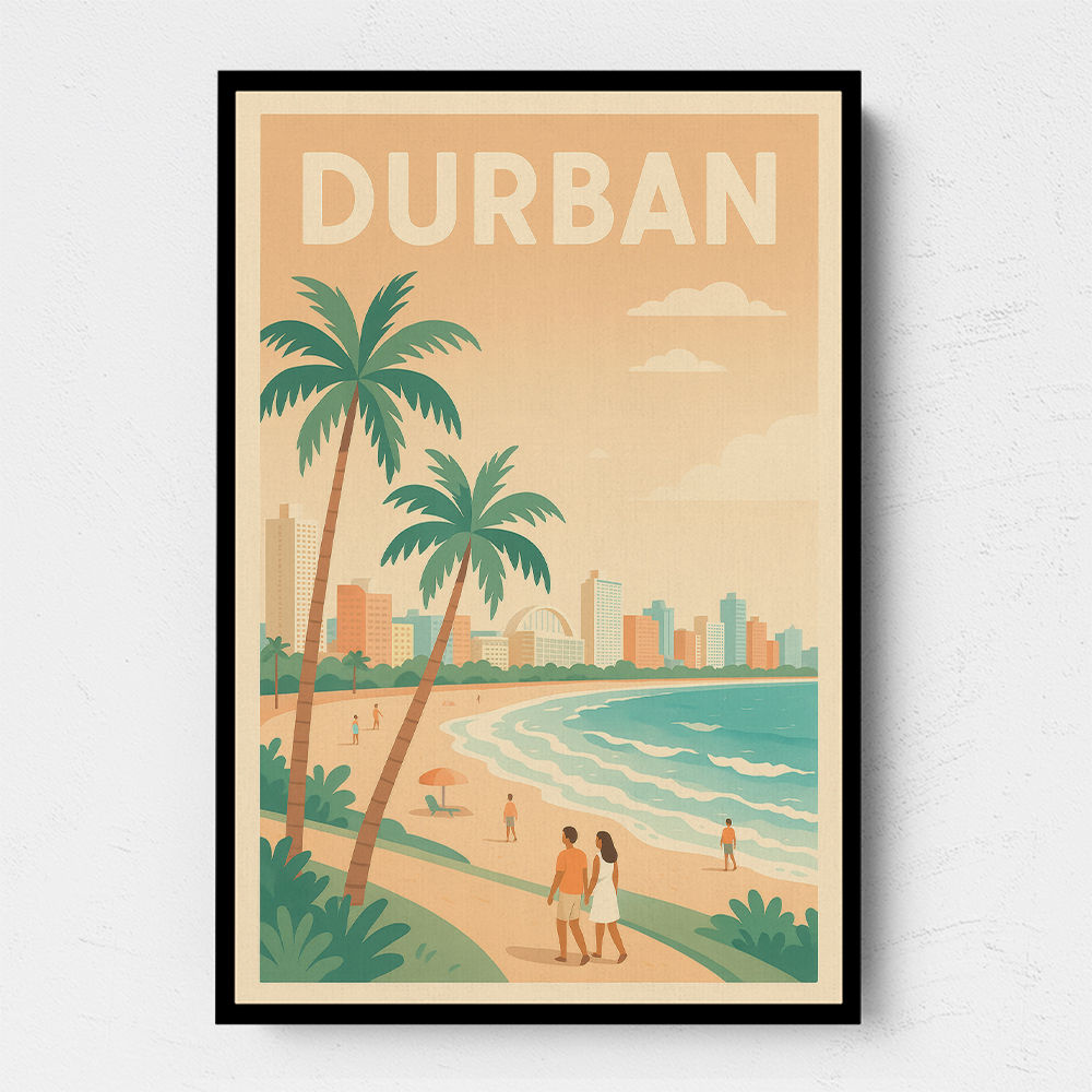 Durban Travel Poster 3 Durban Travel Poster 3