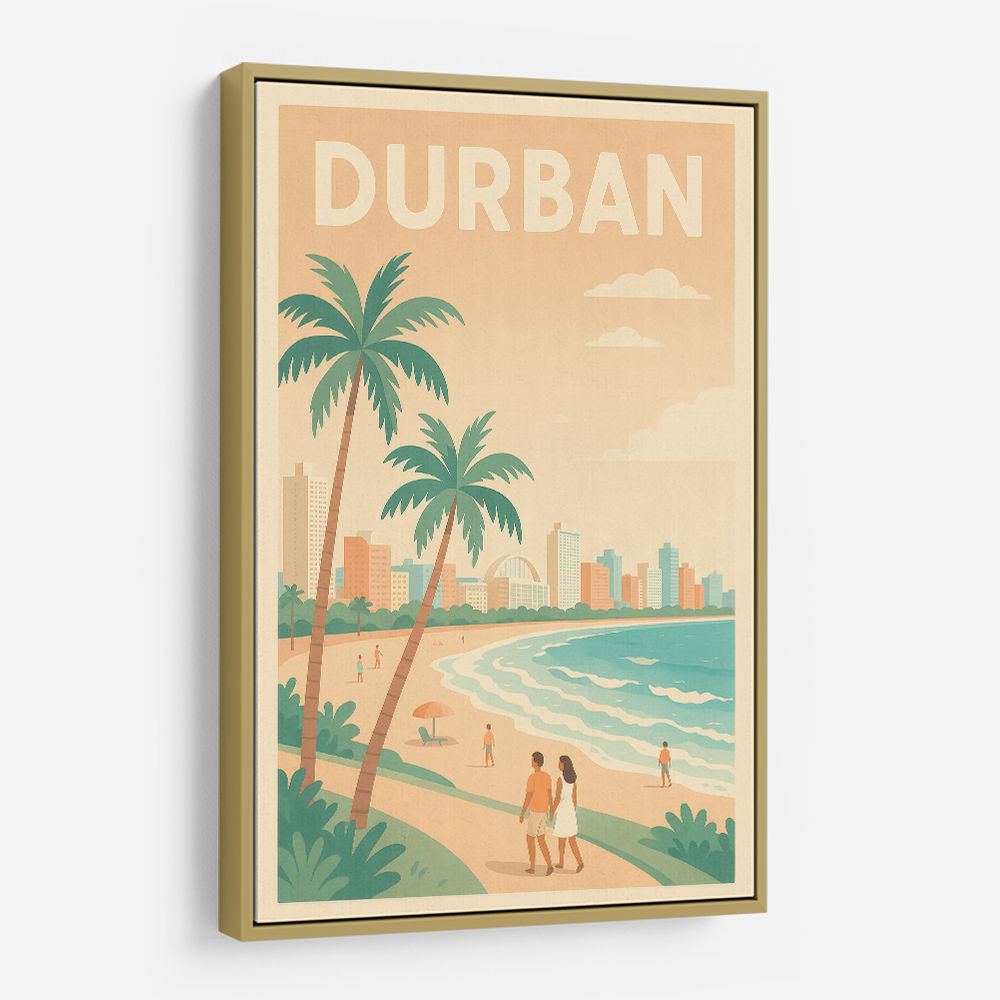Durban Travel Poster 3 Durban Travel Poster 3