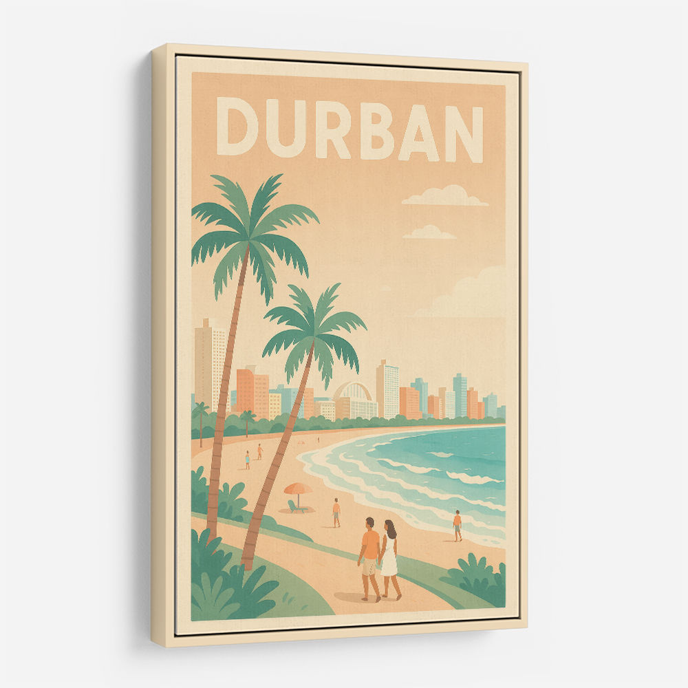Durban Travel Poster 3 Durban Travel Poster 3