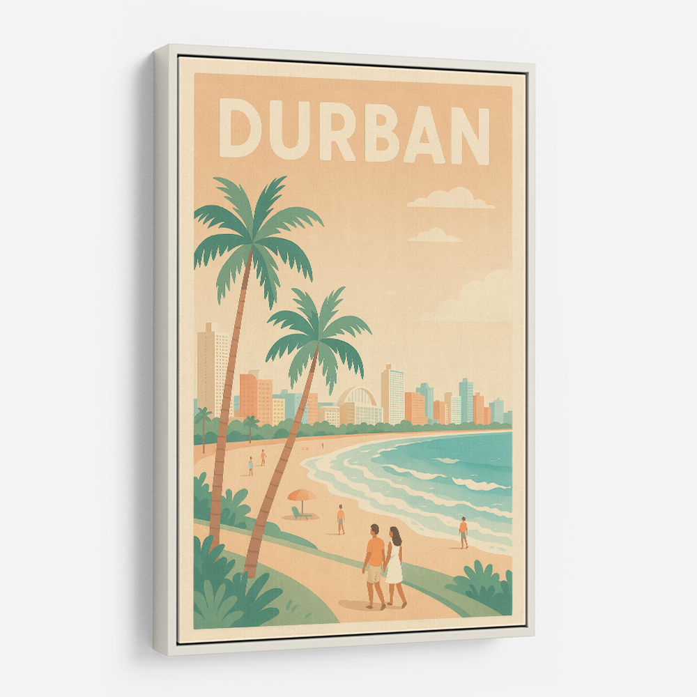 Durban Travel Poster 3 Durban Travel Poster 3